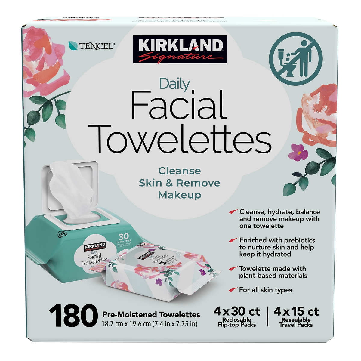 Kirkland Signature Daily Makeup Remover Wipes 180 Ct Walmart kirkland-signature-daily-makeup-remover-wipes-180-ct-walmart