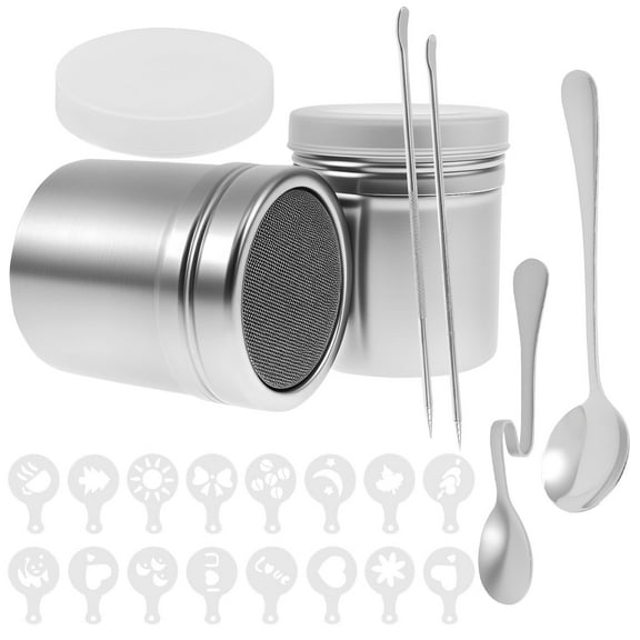 Templates Coffee Mold Tool Safe Sturdy Coffee Decoration Stencils Latte Art Kit Versatile Barista Latte Tool Set for Decorations
