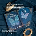 thumbnail image 7 of College Ruled Journal for Writing-B5 3D Butterfly Embossed Hardcover notebooks, 7 of 7