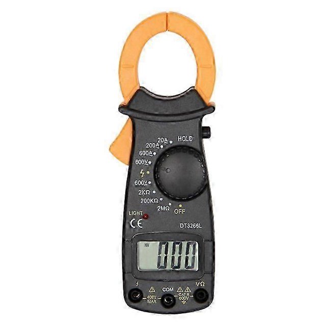 Pinza amperimétrica digital de 3 1/2 pulgadas, lectura máxima de 1999.