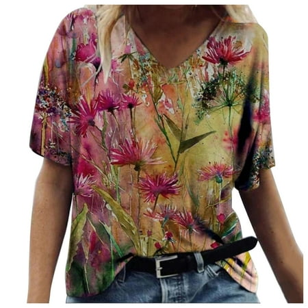 

Sayhi Women Blouse Travel Loose Top Christmas Undershirts for Scrubs