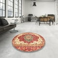 thumbnail image 3 of Ahgly Company Tapis d'Intérieur Rectangulaires Abstraits Persans Rouges, 6 Pieds x 9 Pieds, 3 of 6