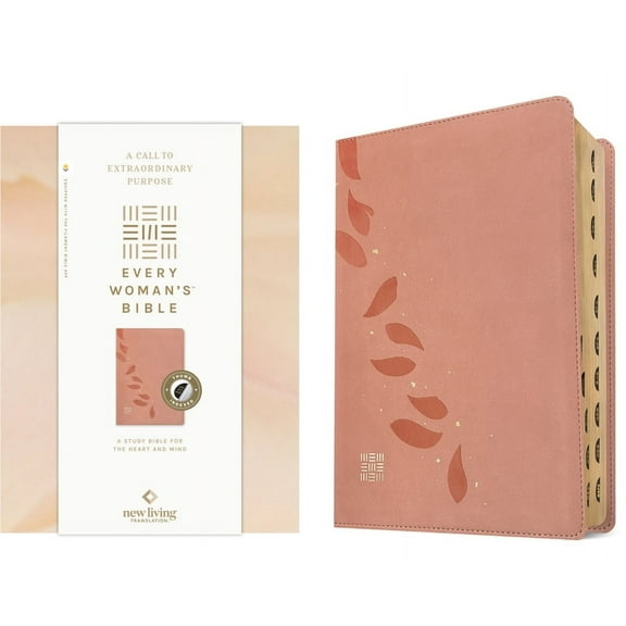 NLT Every Woman's Bible, Filament Enabled (Leatherlike, Pink Petals, Indexed, Red Letter), (Hardcover)