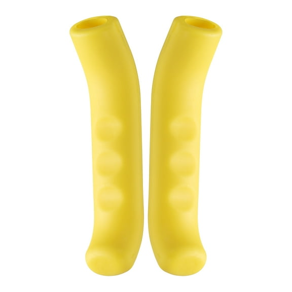 Uxcell 3 Pairs Bike Brake Lever Cover Silicone Brake Lever Grip Protector Anti-Slip Brake Handle Protection Covers Sleeve for Mountain Road Bike Cycling, Blue