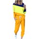 thumbnail image 2 of Puntoco Traje Casual Con Cordón Y Cuello Redondo De Manga Larga Con Estampado Holgado A La Moda Para Mujer Naranja Xxxxxl, 2 of 5