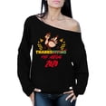 thumbnail image 1 of Thanksgiving 2020 Thanks For Nothing 2020 - Off The Shoulder Thanksgiving Sweater - Holiday Gift Sweatshirt For Women, 1 of 4