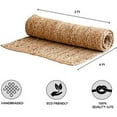 thumbnail image 2 of HOMEMONDE 100% Jute Area Rugs 2x6 Feet Braided Handmade Hallways Runner Rug for Living Room, 2 of 5
