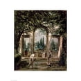 thumbnail image 2 of The Gardens of the Villa Medici in Rome Poster Print by Diego Velazquez, 2 of 2
