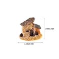 thumbnail image 2 of Fairy Garden House Miniature Rustic Thatched Cottage Figurine for Terrarium and Landscape Decor 1 Piece, 2 of 2