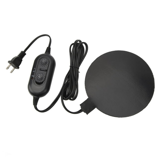 Calentador De Agua Para Pollos, Almohadilla Calefactora De Agua Para Aves De Corral De Silicona Resistente Al Polvo, 15 Cm, Enchufe Estadounidense De 120 V Para Cría De Aves De