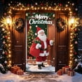 thumbnail image 5 of Miwamany Christmas Door Tapestry, Xmas Front Door Hanging Curtain, Soft Cloth Wall Decor for Bedroom Living Room, Winter Holiday Xmas Party Indoor Home Decoration Gift, 5 of 9