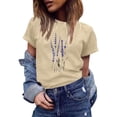 thumbnail image 3 of Wildflower Graphic Tees for Women 2026 Summer Casual Short Sleeve Crewneck T Shirts, 3 of 3