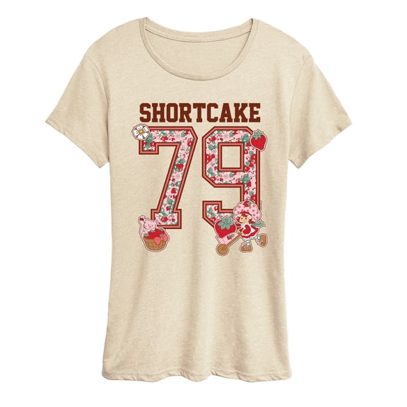 Strawberry Shortcake - Letterman - Women's Short Sleeve Graphic T-Shirt