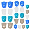 thumbnail image 1 of MasteelfCA 24pcs Rubber Finger Tips Multi Sizes Finger Guard Finger Grips Rubber Finger Covers, 1 of 9