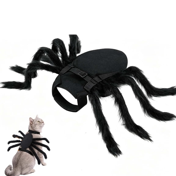 Halloween Spider Costume for Dogs and Cats, Pet Cosplay Outfit, S