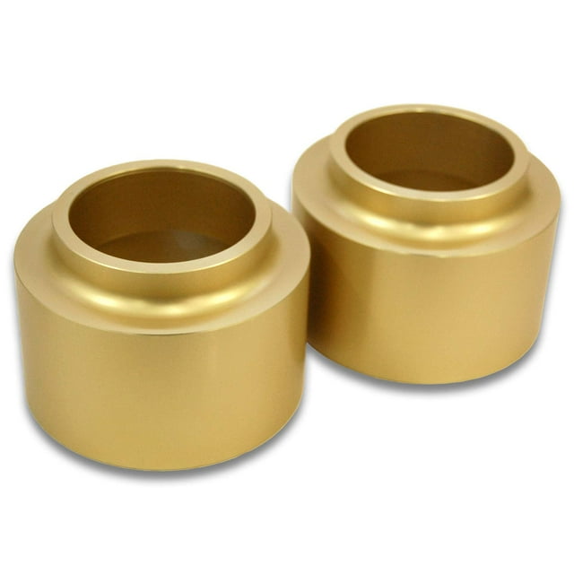 MPI 2-1/2" Lift Billet Aluminum Rear Coil Spring Spacer Set/Pair Compatible with Ford 1966-1977 Passenger Cars - MADE IN USA