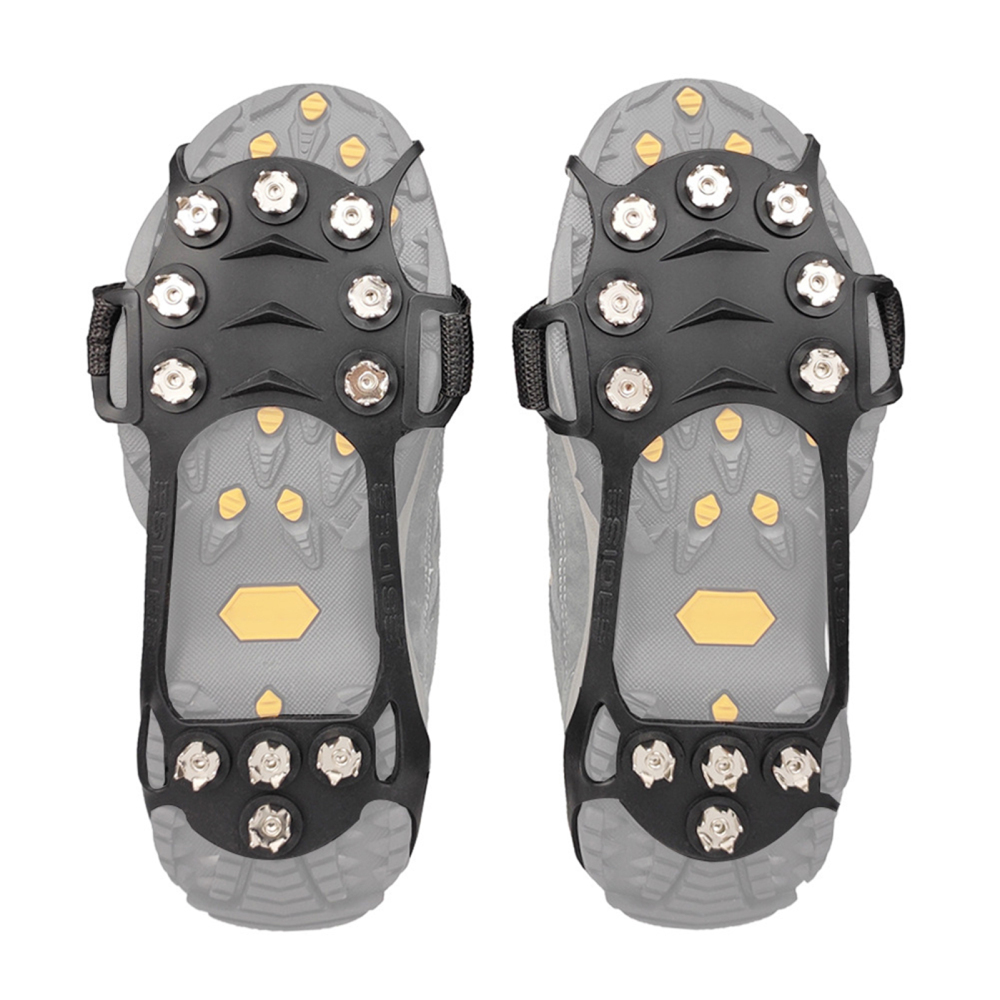 AntiSlip Ice Crampons With 11 Stainless Steel Spikes For Ice Walking