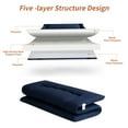 thumbnail image 7 of Futon Mattress Japanese Floor Mattress Thicken Futon Sleeping Pad for Guest,Lounger and Tavel,Navy,Queen Size, 7 of 7