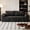 Black, variant on MAYEERTY 71 Inch 3‑Seater Corduroy Sofa, Deep‑Seat Comfy Couch, No Assembly Required for Living Room Bedroom Conference Room