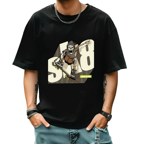 Men's Short Sleeve Graphic T shirt Collection Summer New Trend Sports Shirt Select