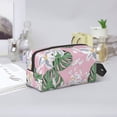 thumbnail image 6 of Uemuo Lilies Flowers Pattern Portable Toiletry Bags with Handle, Waterproof travel Make up Bags for Women, Large Capacity Travel Cosmetic Bags, 6 of 9