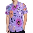 thumbnail image 4 of High Quality Hawaiian Shirts for Men Short Sleeve Aloha Beach Shirt Floral Summer Casual Button Down Shirts Blouses 362BZO, 4 of 7