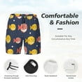 thumbnail image 4 of Kdxio Cute Puffer Fish Print Men'S Swim Trunks With Compression Liner 7 Inch Inseam Quick Dry Swim Shorts, 4 of 7