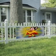 thumbnail image 4 of Mighty Mouse The New Adventures-Theme Backdrops Banner Birthday Party Decor Supplies Personalized Party Backdrop Decoration,5x3ft（150x90cm）, 4 of 6