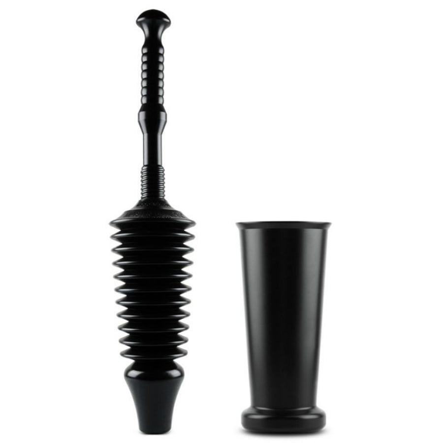 Master Plunger MP1600TB FunnelNose LowFlush Toilet Plunger w/ Caddy
