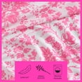 thumbnail image 3 of Betsey Johnson Betsey'S Toile Microfiber Pink 3 Piece Sheet Set-Twin, 3 of 10
