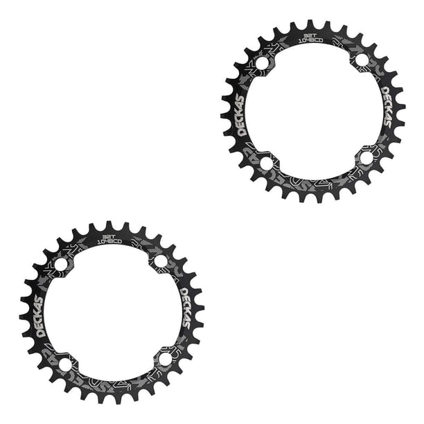 Toystoory Juego de bielas, disco de dientes, bicicleta estrecha y ancha, pernos 104BCD, juego de bielas de aleación con orificio de precisión, piezas de Type3 NO3 Toystoory CBP110519