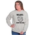 thumbnail image 4 of Popeye Quote What Me Likes Sweatshirt for Men or Women Brisco Brands S, 4 of 6