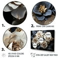 thumbnail image 3 of Designart "Muted Gold Rose Desire I" Roses Wall Decor, 3 of 7