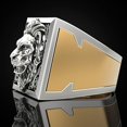 thumbnail image 3 of relayinert Men's Combination Rings Vintage Lion Ring Jewelry Rings Hop Gift Hip Punk No 7 1Set, 3 of 6