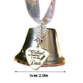 1PC Christmas Memorial Ornaments Angel Wing Bell Christmas Decoratio