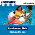 thumbnail image 4 of Bluescape White Unicorn Donut Inflatable Swim Tube Pool Float, for Kids, Age 9 & up, Unisex, 4 of 7