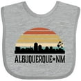 thumbnail image 3 of Inktastic Albuquerque New Mexico Skyline Boys or Girls Baby Bib, 3 of 4
