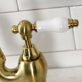 thumbnail image 6 of Kingston Brass Ks775.Plbs English Country 1.8 GPM Bridge Kitchen Faucet - Black, 6 of 6