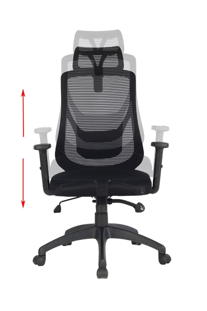 Viva Office Ergonomic High Back Mesh Chair With Adjule Headrest Viva Office Ergonomic High Back Mesh Chair With Adjule Headrest And Armrest Com