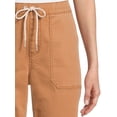thumbnail image 5 of Time and Tru Women's High Rise Relaxed Fit Cropped Utility Pants, 5 of 5