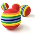 thumbnail image 3 of Pelotas de juguete para gatos interactivas para gatos de interior, el mejor regalo favorito para mascotas, pelota de espuma EVA suave para gatitos, persecución silenciosa, juguetes de esponja, sumini, 3 of 5
