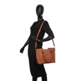 thumbnail image 5 of Grande Impermeable Bolsa De Mujer Bolso de Satchel Tote con Correa Ajustable 2 Piezas Sólidos Cuero Bolsa XB XIBANG Estándar, 5 of 5
