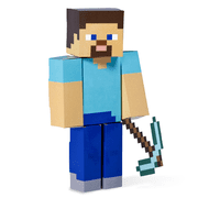 Minecraft Steve - Officially Licensed Buildable Papercraft Character Kit, No Glue No Scissors, Ages 6+