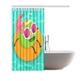 thumbnail image 2 of MKHERT Funny Coconut Shower Curtain Waterproof Bath Curtain Decor 66x72 inch, 2 of 2