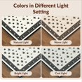 thumbnail image 7 of Design&I 3'x5' Washable Area Rug Low Profile & Durable Daily Traffic Ready Cowboy Repeating Entry Monochrome Bathroom Themed Mens Hat Adult for Home Office, Hallway, 7 of 7
