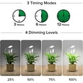 thumbnail image 4 of Grow Lights for Indoor Plants Pot Clip LED Plant Light for Growing Full Spectrum Plant Growing Lamp with -Level Diable Auto On Off Hrs Timer for Pot Plants W -, 4 of 7