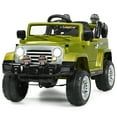 thumbnail image 2 of Gymax Electric Kids Ride On 12V Truck Car RC Remote Control Green, 2 of 6