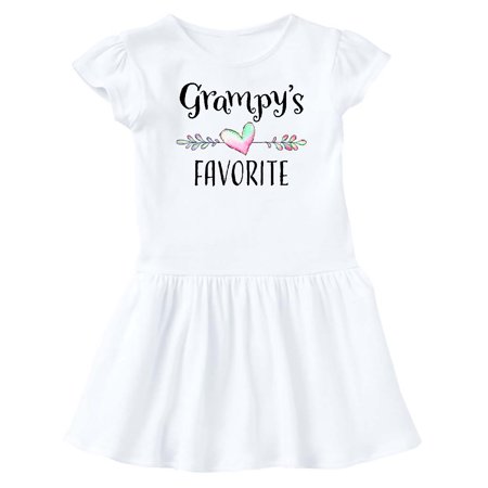 

Inktastic Grampys Favorite- Heart Grandchild Gift Baby Girl Dress
