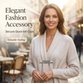 thumbnail image 3 of 10Pcs Cinch Clips Vintage Dress Clips Back Cinch Shawl Sweater Cardigan Collar Fit Wsist Cincher Clip Pant Waist Tightener Clothes Clip to Tighten Dress for Women(Classic Style), 3 of 8