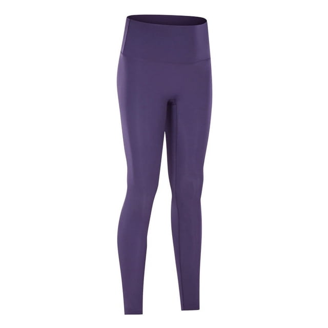 Pantalones de yoga nude agradables para la piel con cintura alta, que levantan el abdomen y los glúteos, ejercicios elásticos, pantalones de mujer de corte ajustado